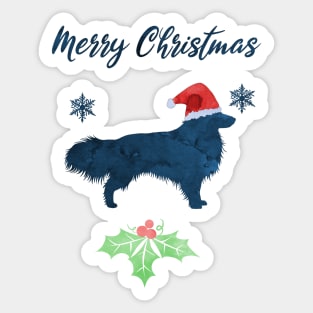 Christmas Shetland Sheepdog Sticker